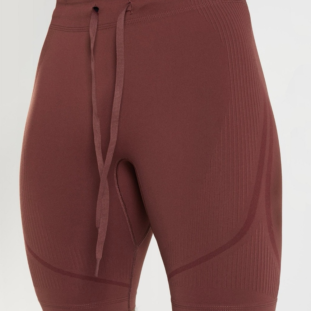 Gymshark Brown Athletic Shorts with Adjustable Fit